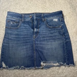 American Eagle Jean Mini Skirt